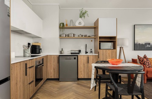 Century City Apartment | Park Place | Lush Apartment | Balcony and Lake Views