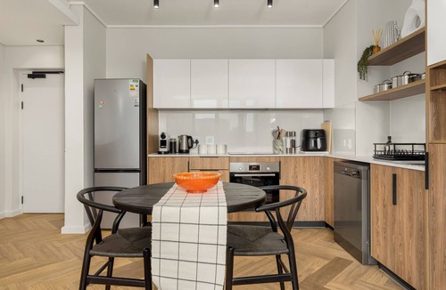 Century City Apartment | Park Place | Lush Apartment | Balcony and Lake Views