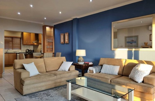 Gordons Bay Central Apartment | Perfect Sea View 2-bedroom apartment with AC on Gordon's Bay's Beach front