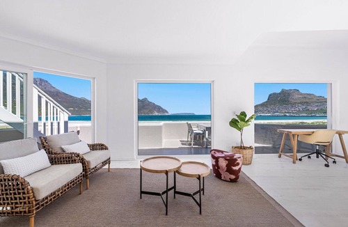 Hout Bay House | PINGU Beachhouse | Beachfront Villa with Hot Tub, Ocean Views & Beach Access