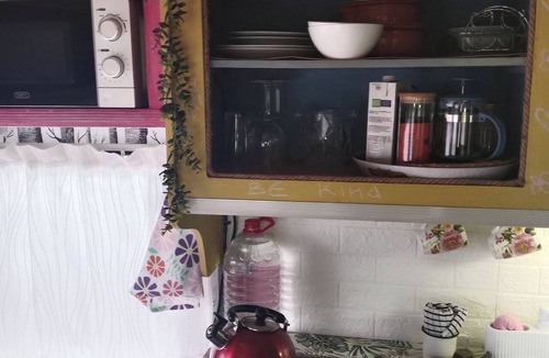 Clarens House | Romantic Clarens Getaway - Glamped Caravan with Braai & Fairy Bath
