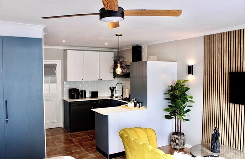 Strand Apartment | Yellow Couch Studio Apartment Strand,Cape Town with 1 KingBed, WiFi access