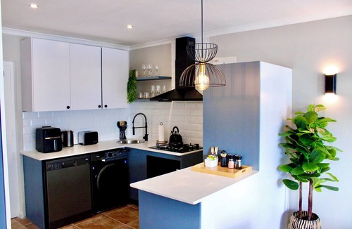 Strand Apartment | Yellow Couch Studio Apartment Strand,Cape Town with 1 KingBed, WiFi access