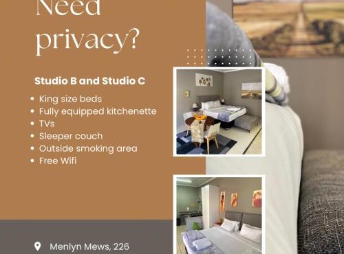 Menlyn Mews BnB in Pretoria