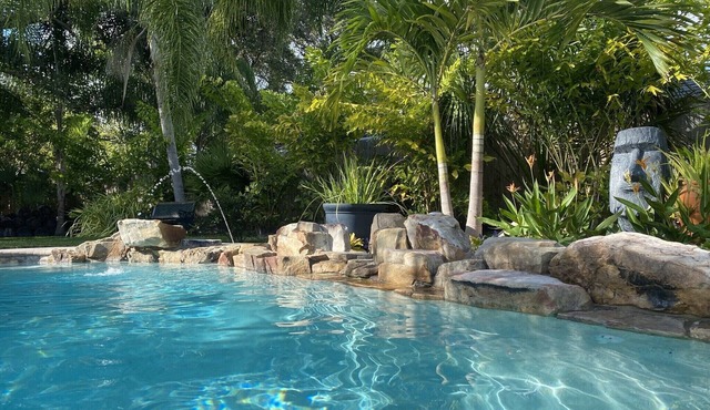 "Private Pool Oasis 3-Min Walk to Crystal Beach Tropical Escape" in Crystal Beach
