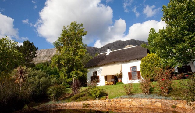 Pure indulgence on an olive farm surrounded by fynbos nature and vineyards in Stellenbosch