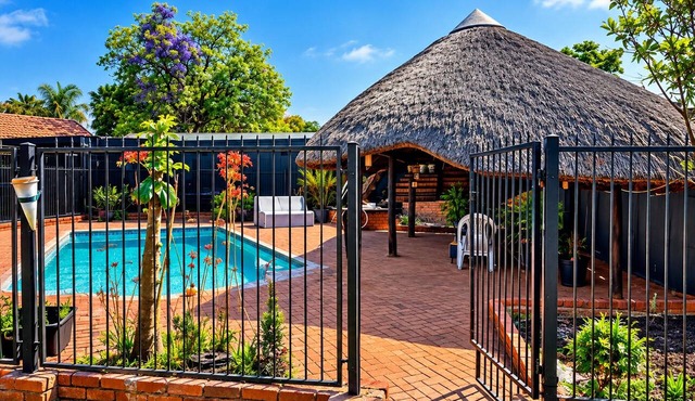 Situated in a peaceful, tree-lined Pretoria neighborhood, in Pretoria