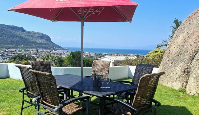 The Boulder House, in Fish Hoek, Cape Town with spectacular ocean/mountain views in Cape Town