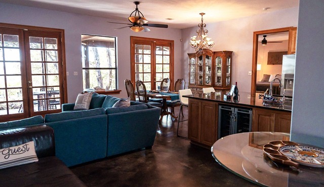 The sound of silence. Reconnect with family at this special cabin in the woods in Lago Vista