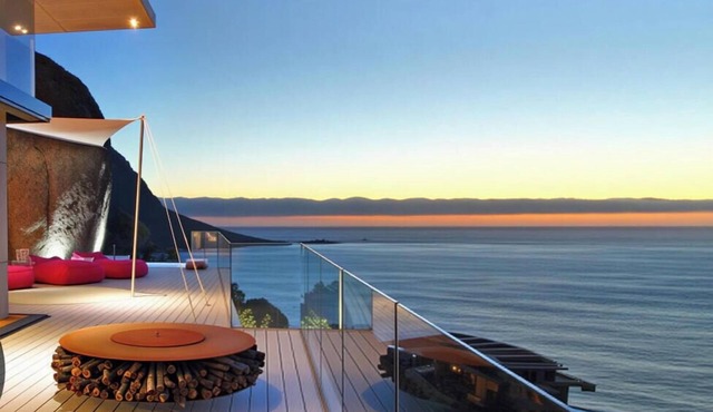 Villa Mirage is perched above Llandudno with panoramic ocean views