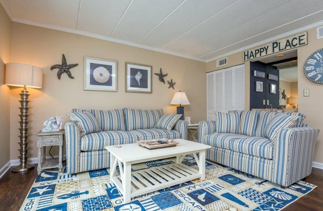 Recently updated 2 BR 2 Full Bath Le Lisa Condo in North Ocean City, just Steps to the Ocean. in Ocean City
