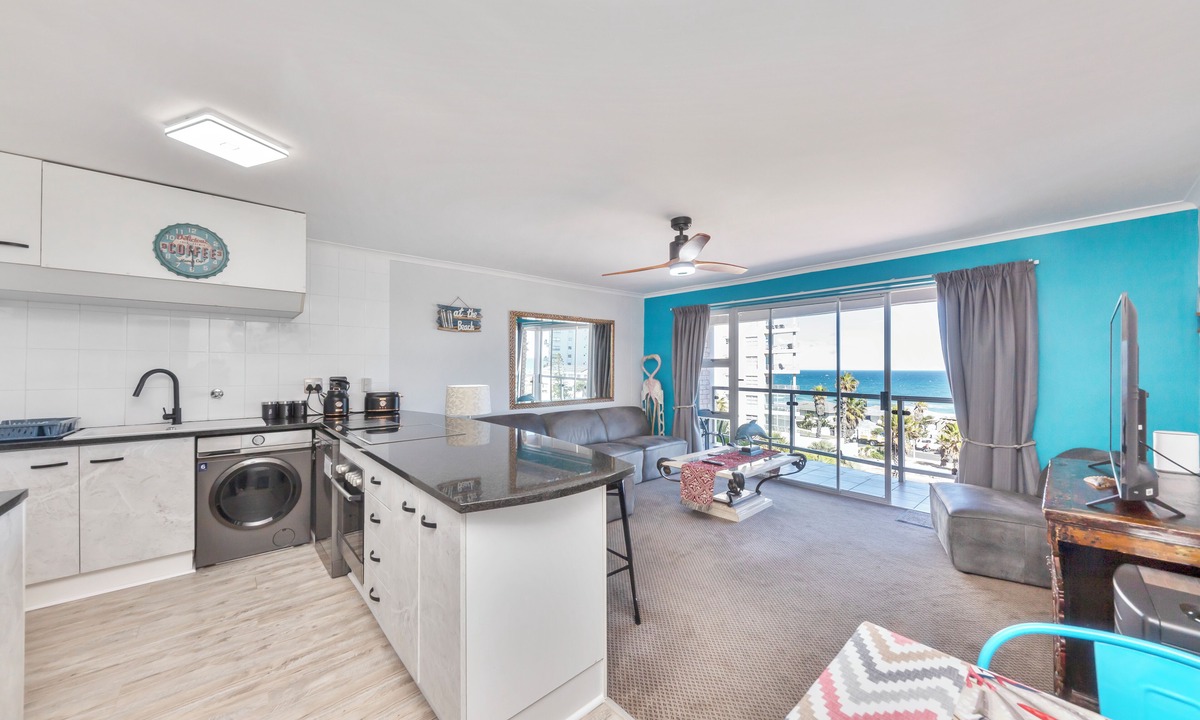 West Beach Apartment | Beachfront couples paradise overlooking Robben Island and Atlantic ocean.
