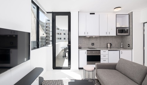 Superior Apartment, 1 Double Bed, Partial Ocean View