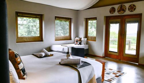 Family Room with Balcony including game drives.