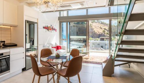 One-Bedroom Loft Apartment with Balcony