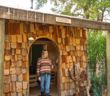 Knysna Ski Chalet | The Nest with Mountain views at Soul Forest