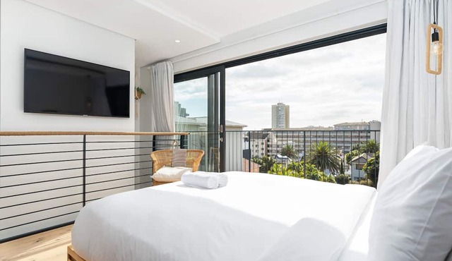 Hip & Modern Sea Point Apartment with Views + Pool in Cape Town