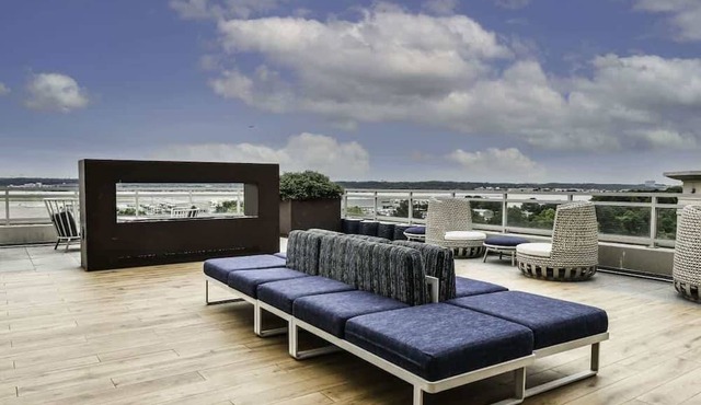 Modern 2BR Oasis with Scenic Rooftop & Gym in Arlington