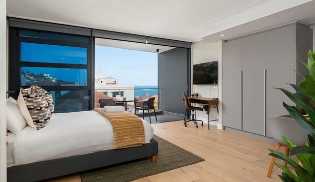 Ocean and Mountain Views From Bantry Bay Apartment in Cape Town
